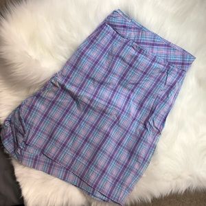 Vintage plaid shorts